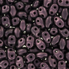 Matubo MiniDuo Perlen 4x2.5mm Metallic suede - pink